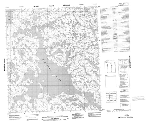 075N10 No Title Canadian topographic map, 1:50,000 scale