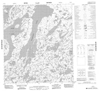 075N12 No Title Canadian topographic map, 1:50,000 scale
