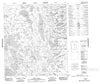 075N13 Zyena Lake Canadian topographic map, 1:50,000 scale