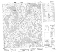 075N15 Taylor Lake Canadian topographic map, 1:50,000 scale
