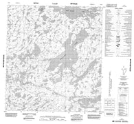 075O01 No Title Canadian topographic map, 1:50,000 scale