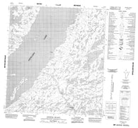 075O04 Crystal Island Canadian topographic map, 1:50,000 scale