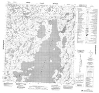 075O05 No Title Canadian topographic map, 1:50,000 scale