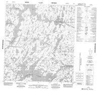 075O07 No Title Canadian topographic map, 1:50,000 scale