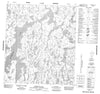 075O11 Ptarmigan Lake Canadian topographic map, 1:50,000 scale