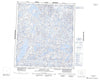 075O Artillery Lake Canadian topographic map, 1:250,000 scale
