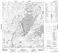 075P02 Eyeberry Lake Canadian topographic map, 1:50,000 scale