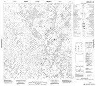 075P07 No Title Canadian topographic map, 1:50,000 scale