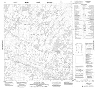 075P08 Coldblow Lake Canadian topographic map, 1:50,000 scale