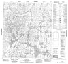 075P13 Maze Lake Canadian topographic map, 1:50,000 scale
