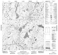 075P15 Macdonald Falls Canadian topographic map, 1:50,000 scale