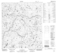 076A01 No Title Canadian topographic map, 1:50,000 scale