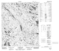 076A16 Conrod Lake Canadian topographic map, 1:50,000 scale