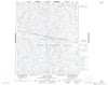 076A Baillie River Canadian topographic map, 1:250,000 scale