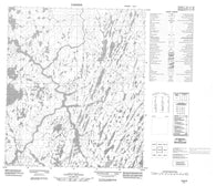 076B08 No Title Canadian topographic map, 1:50,000 scale