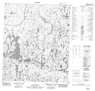 076B15 No Title Canadian topographic map, 1:50,000 scale