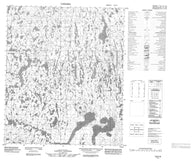 076B16 No Title Canadian topographic map, 1:50,000 scale