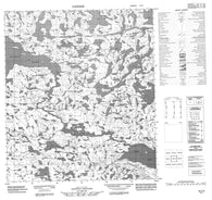 076C04 No Title Canadian topographic map, 1:50,000 scale