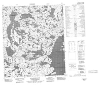 076C07 Savannah Lake Canadian topographic map, 1:50,000 scale