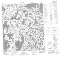 076C08 Sussex Lake Canadian topographic map, 1:50,000 scale