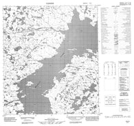 076D01 No Title Canadian topographic map, 1:50,000 scale