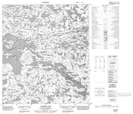 076D02 Snake Lake Canadian topographic map, 1:50,000 scale