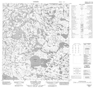 076D06 Seahorse Lake Canadian topographic map, 1:50,000 scale