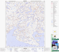 076D10 No Title Canadian topographic map, 1:50,000 scale