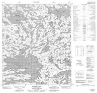 076D15 Exeter Lake Canadian topographic map, 1:50,000 scale