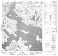 076E14 Unit Lake Canadian topographic map, 1:50,000 scale