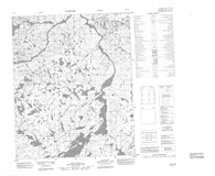 076F10 No Title Canadian topographic map, 1:50,000 scale