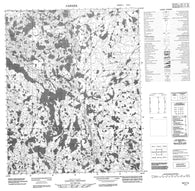 076F13 No Title Canadian topographic map, 1:50,000 scale