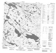 076G04 Regan Lake Canadian topographic map, 1:50,000 scale