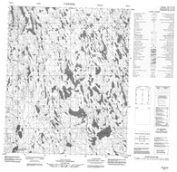 076G10 No Title Canadian topographic map, 1:50,000 scale