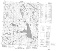 076G13 No Title Canadian topographic map, 1:50,000 scale