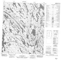 076G14 No Title Canadian topographic map, 1:50,000 scale