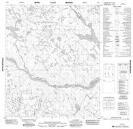 076H03 No Title Canadian topographic map, 1:50,000 scale