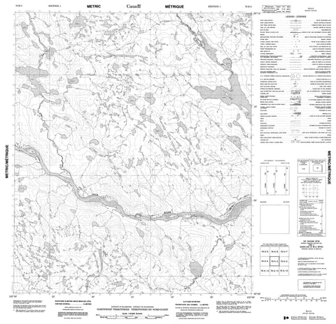 076H03 No Title Canadian topographic map, 1:50,000 scale