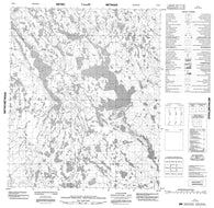 076H05 No Title Canadian topographic map, 1:50,000 scale