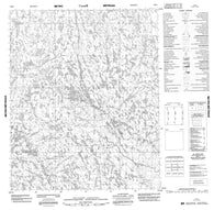 076H09 No Title Canadian topographic map, 1:50,000 scale