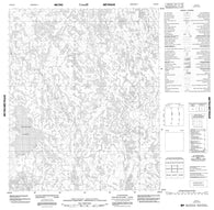 076H10 No Title Canadian topographic map, 1:50,000 scale