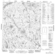 076H12 No Title Canadian topographic map, 1:50,000 scale