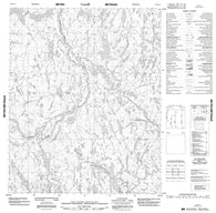 076H14 No Title Canadian topographic map, 1:50,000 scale