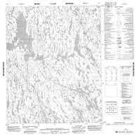 076I01 No Title Canadian topographic map, 1:50,000 scale