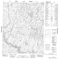 076I04 No Title Canadian topographic map, 1:50,000 scale