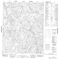 076I05 No Title Canadian topographic map, 1:50,000 scale