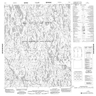 076I08 No Title Canadian topographic map, 1:50,000 scale