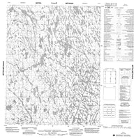 076I13 No Title Canadian topographic map, 1:50,000 scale