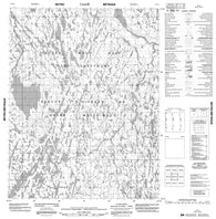 076I14 No Title Canadian topographic map, 1:50,000 scale