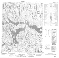 076J01 No Title Canadian topographic map, 1:50,000 scale